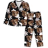 ☪ Pijama Personalizado: Úsalo en primavera, verano, otoño o invierno. Los pantalones de pijama para hombre son ideales para estar en casa, descansar, etc. A tus amigos y familiares les encantará este cómodo pijama. Perfecto para usar casualmente, en casa, como pantalón deportivo o para hacer yoga.