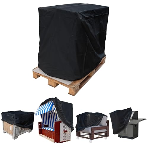 Telo protettivo XXL 250 x 130 x 90 cm – Copertura universale per pallet box griglia griglia barbecue sedie da giardino – impermeabile PE – extra alto – resistente ai raggi UV
