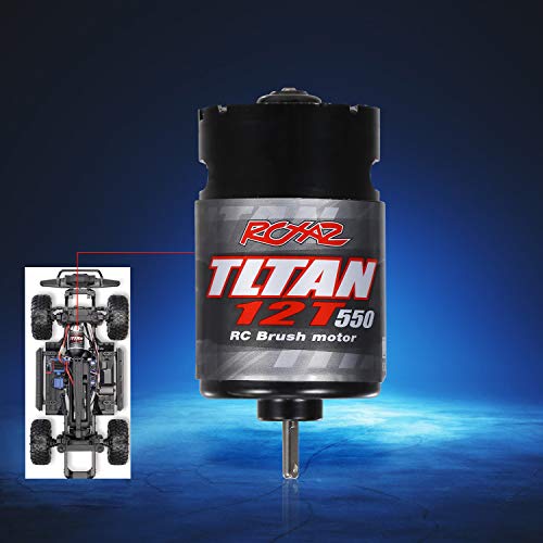 Goolrc 550 12T Brushed Motor For 1/10 Hsp Hpi Wltoys Kyosho Traxxas Rc Off-Road Car #TOP1
