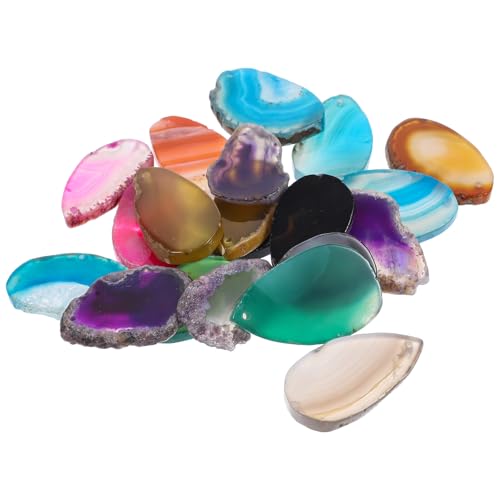 Matériel de bricolage bijoux femme en agate naturelle pour création sans perçage