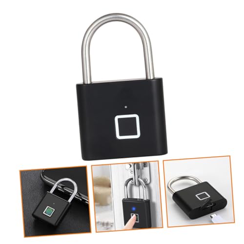 Cadenas à empreinte digitale extérieur étanche et robuste en aluminium - 4