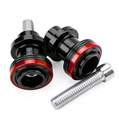 Mortorrad M8 Ständeraufnahme Bobbins Montageständer Schwingen passend für Multistrada 950 950S 1200 1260S 1260 Enduro V4 V4S 2025 Sport V2 V2S Desert X 2021-2024 MTS V4 Rally Zubehör (Rot)