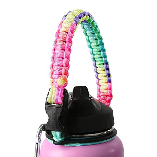 BOYKO Paracord Handle for Hydro Flask Wide Mouth Water Bottle - Paracord Carrier