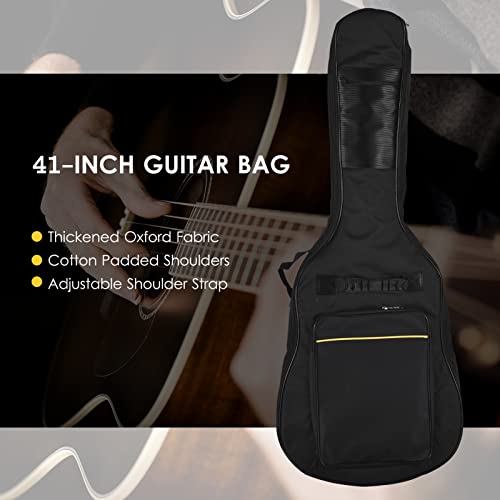 SHUIYUE Sac à Dos de Guitare de 41 Pouces Sac de Guitare en Tissu Oxford épaissi Sac à Dos avec épaules rembourrées en… - Les Beatles, Paul McCartney, John Lennon, RIngo Starr, George Harrison SHUIYUE Sac à Dos de Guitare de 41 Pouces Sac de Guitare en Tissu Oxford épaissi Sac à Dos avec épaules rembourrées en… – Image 4