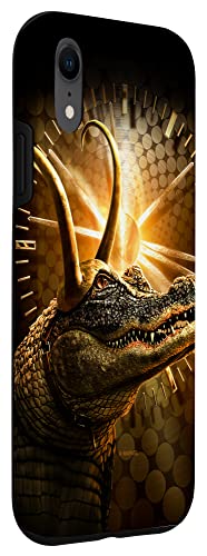 Carcasa iPhone XR Marvel Loki funda protectora Disney+ Alligator Loki Poster 3