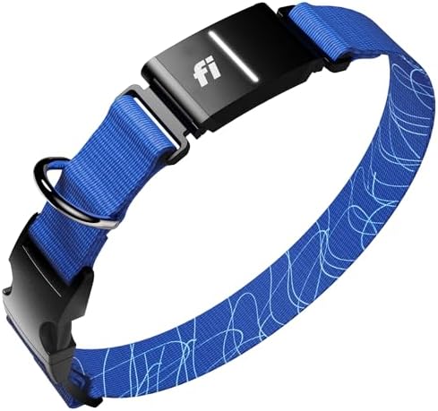 Fi Series 3+ Smart Dog Tracker Collar with AI health and behavior monitoring for large dogs