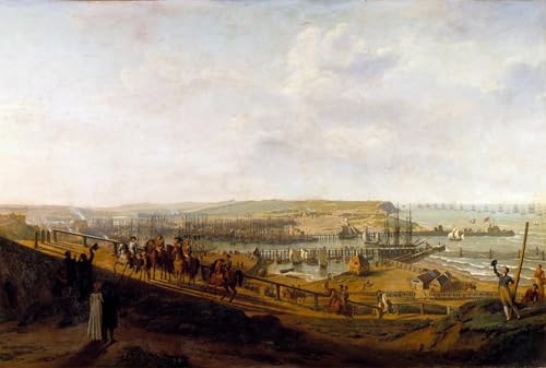 Poster Napoléon Ier Boulogne Jean François Hue toile déco murale 60x90cm