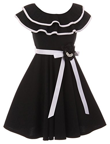 BluNight-Collection-Big-Girls-Elegant-Round-Neck-Ruffle-Corsage-Birthday-Party-Flower-Girl-Dress-Black-12-2J1K2S8