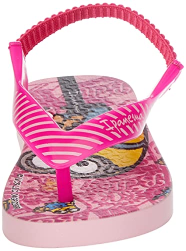 Chinelo Minions, Ipanema Baby, Bebê Unissex, Rosa/Rosa, 22