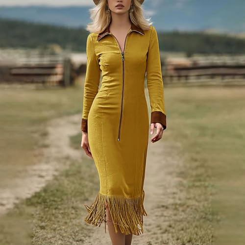 Vestido bohemio de vaquera transpirable y sin mangas 3