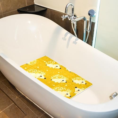 Tapete de baño antideslizante extralargo contra caídas en la ducha 6