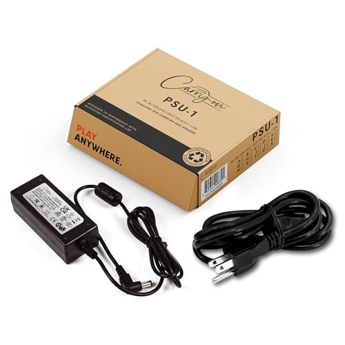 Carry-on PSU-1 - Power Supply Adapter with Reliable Energy for Audio Devices - Compatible with Amplifiers, Pedals, and Other Electronic Instruments - Durable and Energy-Efficient Design