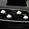 4 Pcs Cloud Air Vent Clips, Cute Air Fresheners Vents Clips Funny Car Diffuser Vent Clips Cars Interior Decor Charm Car Accessories Cars Decoration for Women Automobile Aroma Diffusers (White) #1