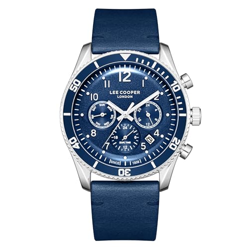 Lee Cooper Quartz Blue Round Dial Men's Watch - LC08260.399