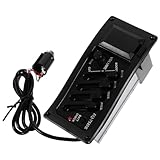 Beaupretty Ecualizador de Pastillas de Guitarra Bandas con Control de Volumen y Amplificador Piezo Accesorios para Acústicas Negro
