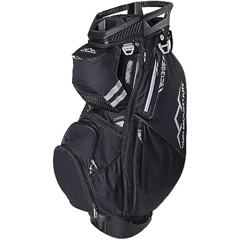 Sun Mountain 2024 C-130 5-Way Golf Cart Bag Black Cover