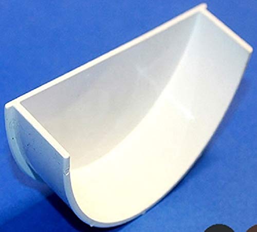 Marshall TufflexUniversal XL High Capacity INTERNAL STOP END for 114 x 71.5 guttering RWXE2 Black White Brown (WHITE)