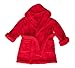 Produktbild DKaren Kinder Bademantel mit Kapuze | Jungen und Mädchen | Größen 98-152 100% Polyester | 104 Rot