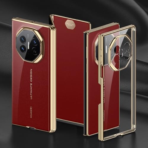 HUAWEI Mate XT�p�P�[�X�A�q���W�ی�t���� �y�ʃX���������P�[�X (�S�[���h)