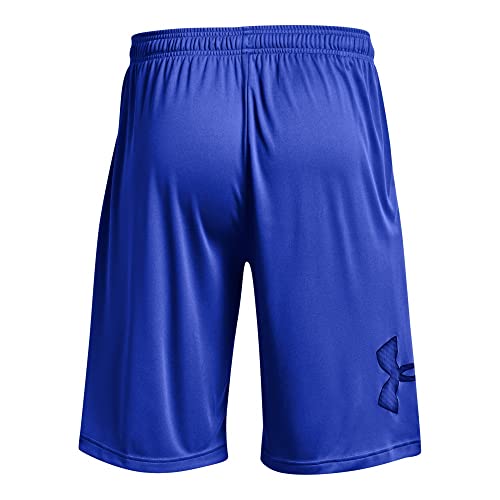 Image of Under Armour Men's Tech Graphic 10 inch Shorts, (486) Versa Blue / / Black, 4X-Large Tall