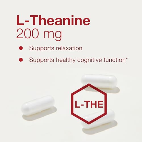 PROTOCOL FOR LIFE BALANCE L-Theanine 200mg - Normal Stress Relief - Non-Drowsy - 60 Veg Caps - Thumbnail 4