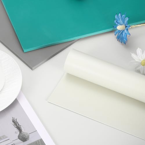 QUARKZMAN Silicongummi-Blatt 1/4 Dicke x 12 Breite x 12 Länge Rutschfeste Dichtung Silikonmatten Für Basteln Unterlagen Dichtungen Stoßfänger Polsterung DIY Material Grün