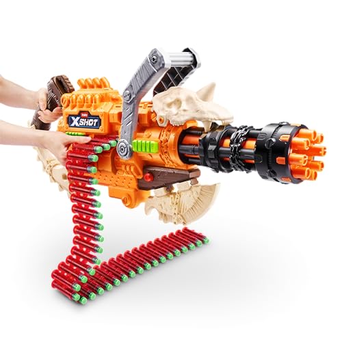 XSHOT Insanity HorrorFire Dread Hammer by Zuru with 48 Darts, Air Pocket Technology Darts and Dart Storage, Outdoor Toy for Boys and Girls, Teens and Adults