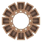 Beaupretty 20 Kraftpapiertüten mit Sichtfenster und Henkel Kleine Transparente Geschenktüten mit Schleifenverschluss für Süßigkeiten Backwaren und Lebensmittel Aufklappbare