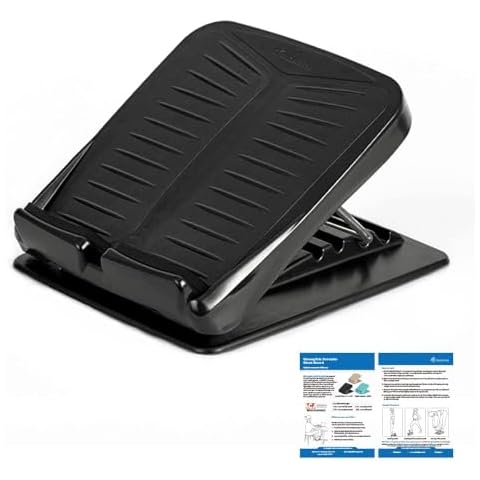 StrongTek Portable Slant Board, 4-Angle Adjustable, Plastic Calf Stretcher for Squats, Physical Therapy, Calf Stretching, 350lbs Capacity, Incline Board for Stretching, Ideal for Plantar Fasciitis Cover