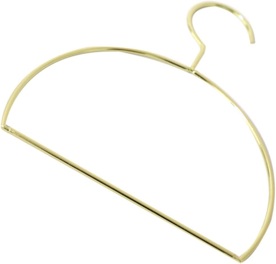 Semicircular Metal Scarf Hanger Golden Iron Organizer for Closet