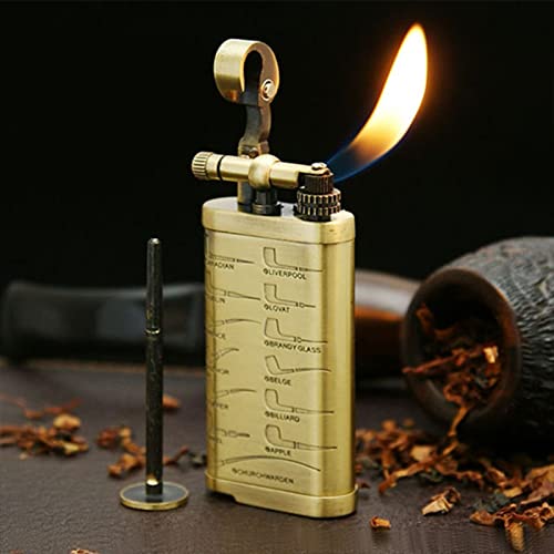 Encendedor para Pipa de Tabaco Vintage Plateado miniatura 2