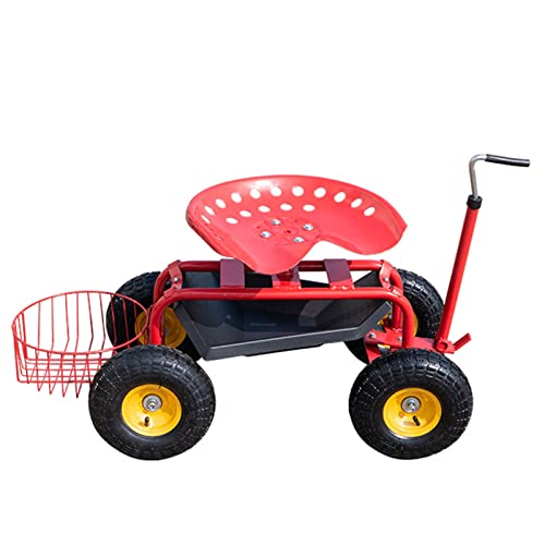 Flower Garden Vehículo De Asiento En Las Cuatro Ruedas Herramienta Agrícola Vehículo De Trabajo Descanso Vehículo De Asiento Pequeño