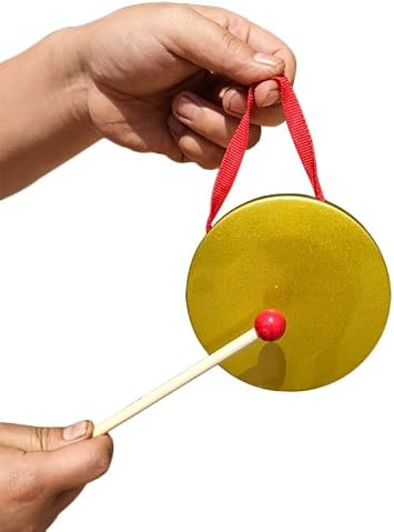 Causeway Dora, Musical Instrument, Adult, Handheld Percussion Instrument, Kids Musical Mini Accessory, Musical Toy Mallet, String Set, Golden, Copper Steel, Sound Effects, Festivals, Sports Festivals