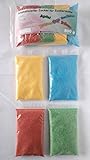  Azúcar para algodón de azúcar colorido con sabor 4 x 200 g – manzana – fresa – plátano – frambuesa azul ✔ perfecto para cualquier máquina de algodón de azúcar adecuado .800 gramos en total.