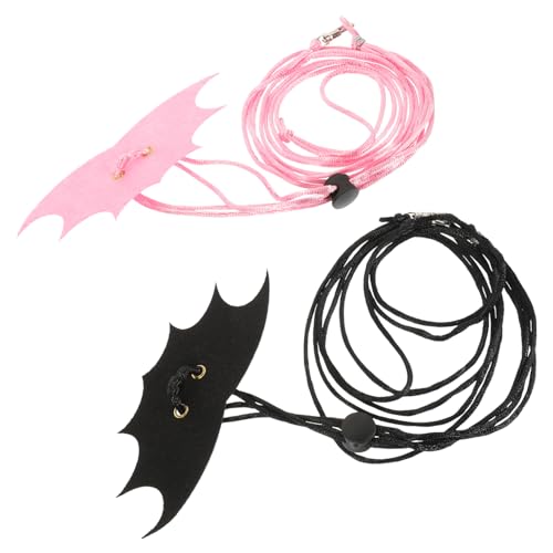 VANZACK 2 Pack Lizard Leash Reptile Harness for Tortoise Bearded Dragon Pet Reptiles Traction Rope Harness 6ft