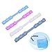 Price comparison product image 4 Mixed length Ear Hook Strap Buckle prolunga cavo auricolare fibbia regolabile maschera facciale pulsante cinturino accessori fibbia a gancio (Small Blue Pink)