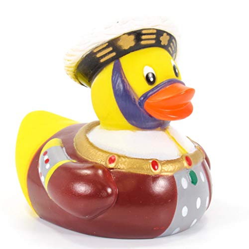 NEW LARGE FLOATING BATH RUBBER DESIGNER DUCK FUN GIFT HENRY VIII EIGHTH YARTO by Yarto