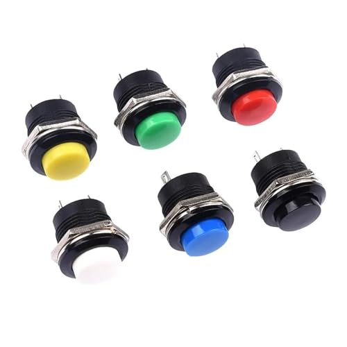 Interrupteur à bouton-poussoir 16mm de haute qualité avec bornes robustes - 2