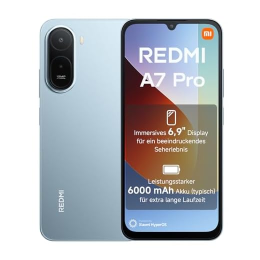 XIAOMI REDMI A7 Pro Smartphone 4+ 128GB, 6000mAh, 13MP Kamera, Mist Blue