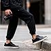 Jousen Men's Fashion Sneakers Casual Shoes for Men Dress Sneaker Classic Stylish(AMY5126A Black 10)