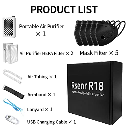 Electric Wearable Air Purifier Maskes,Air Supply,With HEPA Filter,for Dust Work,Painting, Machine Polishing, Welding