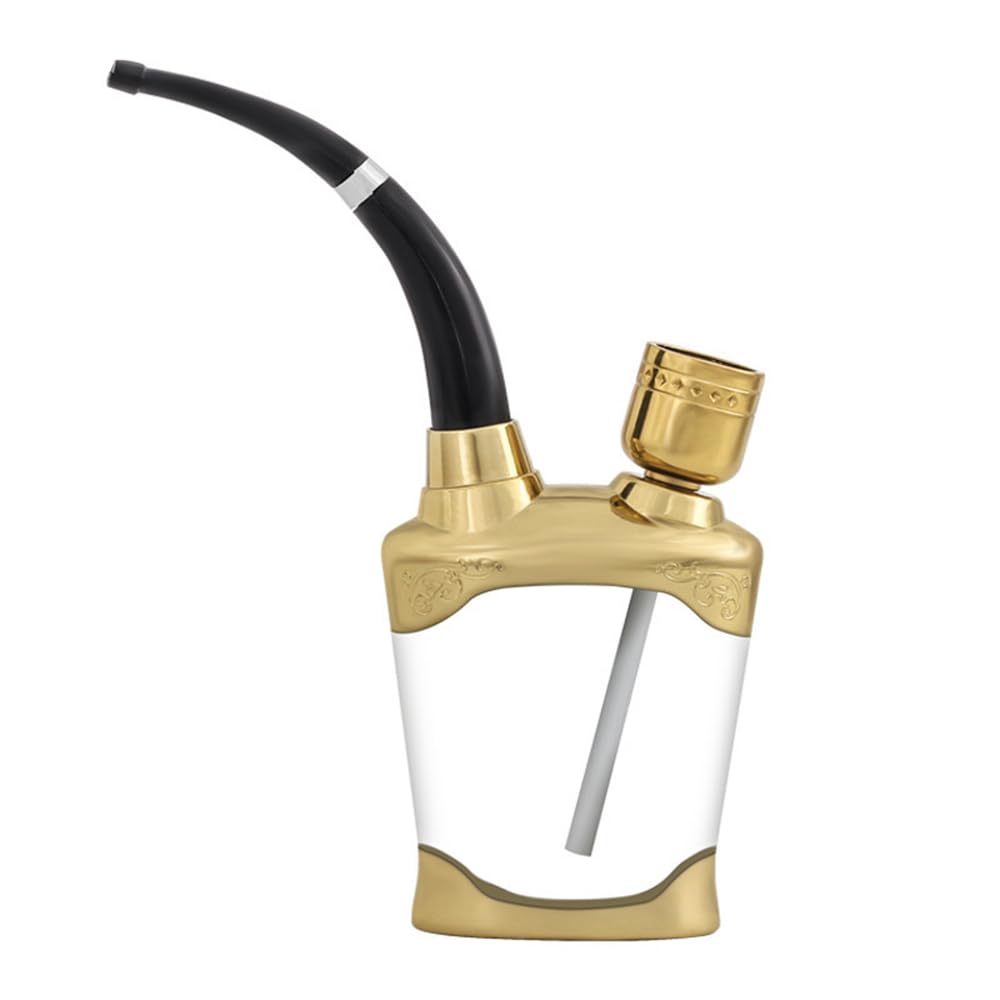Portable Mini Hookah Set-Travel Aluminum Mini Hookah Mini Hookahs Real Metal Accessories, Small Hookahs Shisha