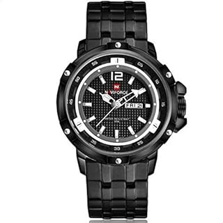 Naviforce 9073 B-B-W Analog For Men, Dress Watch