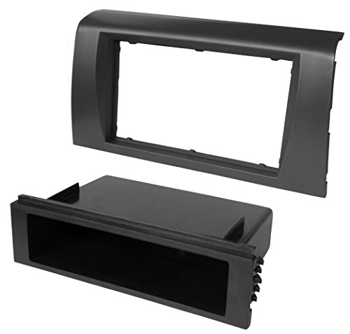 AERZETIX: Marco adaptador 1 y 2DIN cubierta plástica moldeado para el cambio de autoradio original con un radio estándar del coche vehículos automóvil