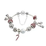 Hochwertiges Glasperlenarmband im europäischen Stil, wunderschön gestylt, mit einem Abendkleid für Damen, passt perfekt dazu.