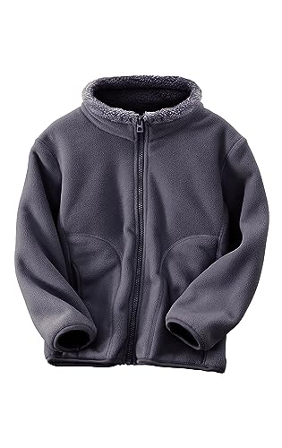 Image of Girls' Fleece Jacket Full-zip Toddlers Kids Polar Coat Outwear