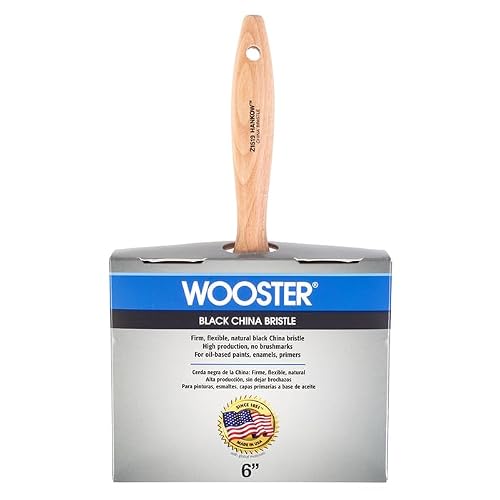 3-Pack of 6” Wooster 0Z15190060 Black China Bristle Hankow Block