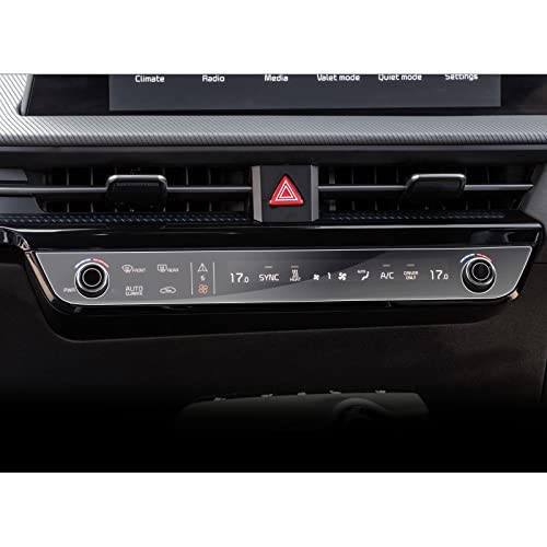 Cdefg Ev6 Climate Control Protective Film 3H Air Conditioner Panel Protector For 2022 2023 Kia Ev6 Air Conditioner Touch Screen Pet Plastic Protector Scratch & Glare Resistant Ac Protector 2Pcs #TOP7