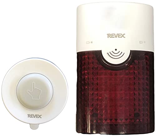 リーベックス(Revex) ワイヤレス チャイム インターホン XPNシリーズ 送受信機セット 防水型押しボタン 増設用 防雨仕様受信機 大音量 激しい光 警告・警報表示受信チャイム 防犯 病院 介護 XPN4010A - リーベックス(Revex) - 商品画像