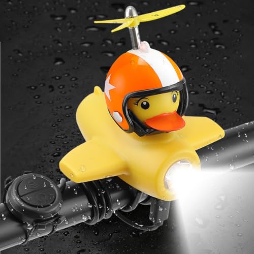 Juguetes de de timbre de pato con faro de conducción nocturna